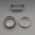 Early 1900s British Antique Sterling Silver Napkin Rings 3 Assorted